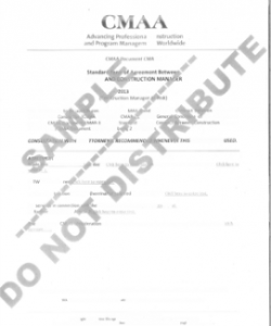Contract Documents: Construction Manager At-Risk Thumbnail
