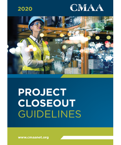 Project Closeout Guidelines cover