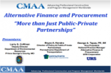 Alternative Finance and Procurement: More than Just Public-Private Partnerships Thumbnail