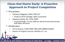 Close-Out Starts Early: A Proactive Approach to Project Completion Thumbnail