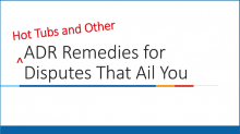 ADR remedies